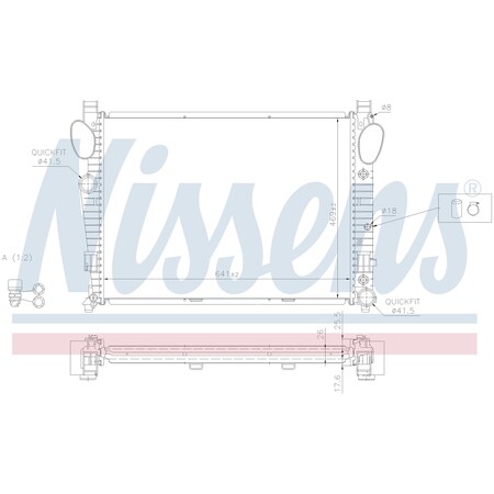 Nissen Radiator, 62774A 62774A